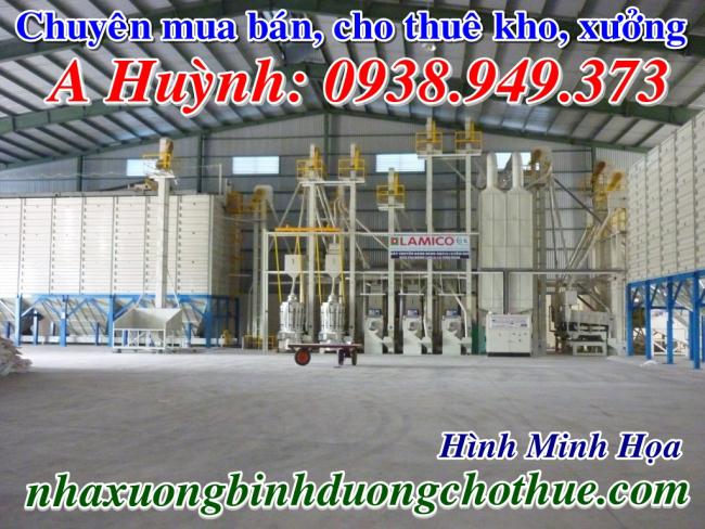Thuê Kho Xưởng Bình Dương, 4.000m2, Thuận An, LH 0938.949.373