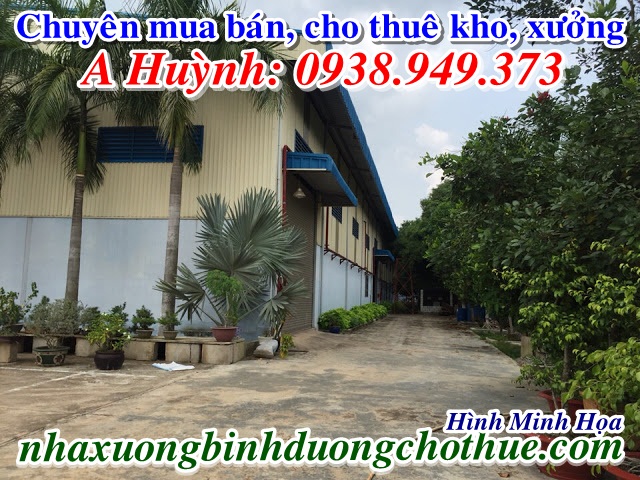 Xưởng Thuận An Cho Thuê, 4.500m2, gần vòng xoay An Phú, Bình Dương, LH 0938.949.373