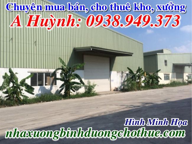 Cho Thuê Nhà Xưởng Bình Dương, 3.000m2 đến 15.000m2, Bình Chuẩn, Thuận An, LH 0938.949.373