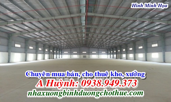 Cho Thuê Kho Xưởng Bình Dương, 3.200m2, Thuận An, LH 0938949373