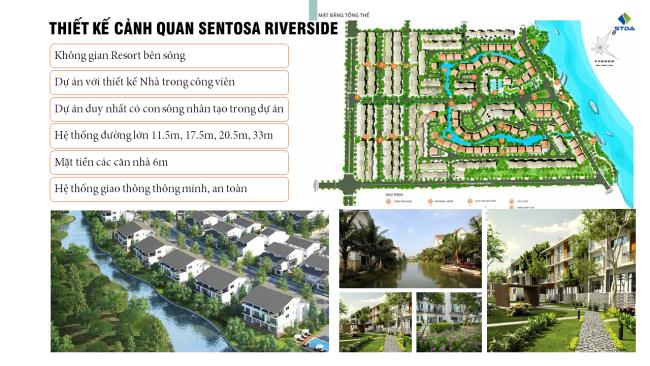 Bán 20 lô cuối cùng tại dự án Sentosa Riverside, đất ven biển Đà Nẵng và Sông Cổ Cò