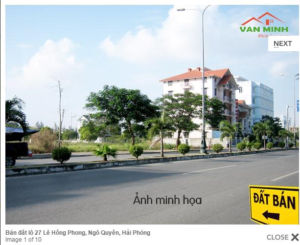Bán đất lô 27 Lê Hồng Phong, Ngô Quyền, Hải Phòng