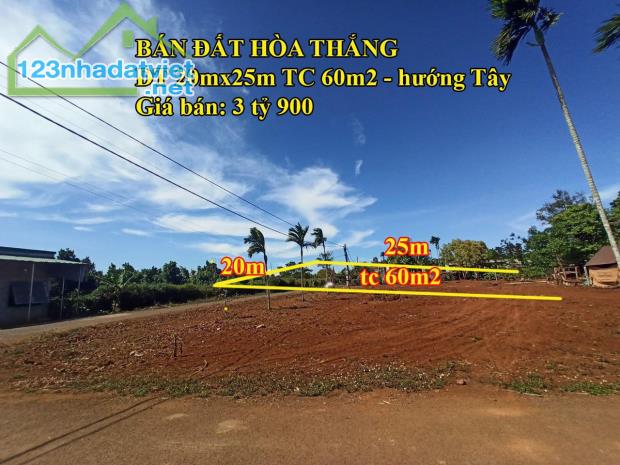 🎀Bán 20x25m đất ngay Hồ Chucap Hòa Thắng hẻm Nguyễn Thái Bình Buôn Ma Thuột 3tỷ900 - 2