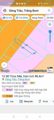 BÁN GẤP - Lô Đất Chính Chủ Mặt Tiền Đường Nguyễn Hoàng, Trảng Bom - Đồng Nai - 2