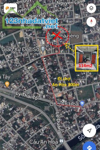 Chính chủ- Cần bán nhà gác lửng S đất 114m2- Kiệt oto đường Nguyễn Văn Linh, P. An Hòa - 4