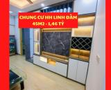 Bán căn hộ chung cư HH Linh Đàm - 45m2, 2PN - Giá 1,46 Tỷ (Có TL)