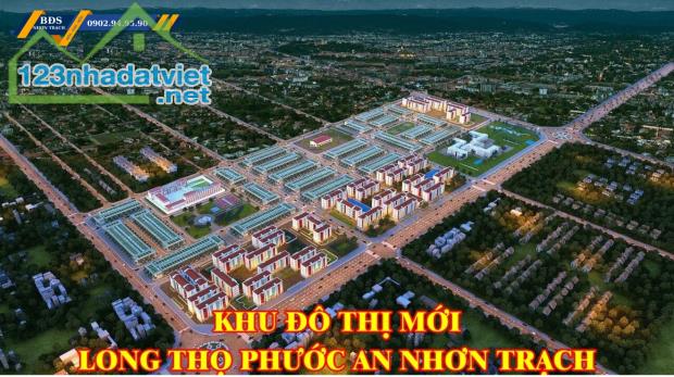 Bán nền đất mặt tiền đường Lê Hồng Phong LG53m thuộc dự án Hud Nhơn Trạch - DT 90m2 Full - 4