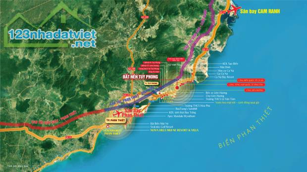 Bán nhanh lô đất nền biển Bình Thuận full thổ cư đất đấu giá của Nhà Nước - 1