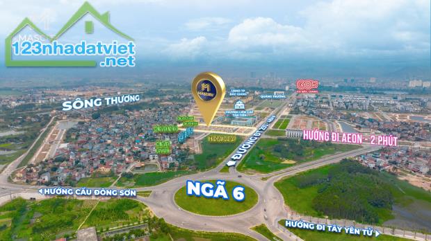 BÁN đất nền Trung tâm hành chính mới TP Bắc Giang VỊ TRÍ ĐẮC ĐỊA - 2