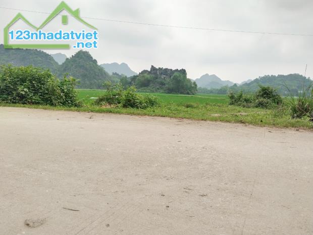 Bán đất Cao Dương Lương Sơn Hoà Bình 723m 100m thổ cư view cánh đồng núi đá gần đường HCM