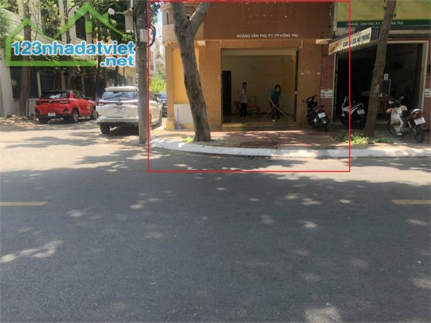 Cho thuê mặt bằng góc 2 mặt tiền đường Hoàng Văn Thụ P7, TPVT - 1