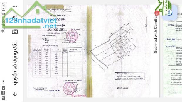 Chính chủ cần bán lô đất tại 71/11 Bình Phú, PK 2, Phường Tam Phú, TP. Thủ Đức, Hồ Chí