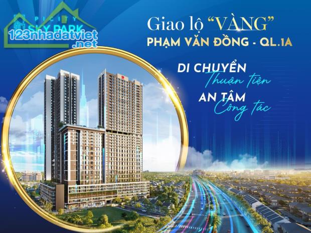 Căn hộ MT Phạm Văn Đồng giá chỉ 500tr/căn,NH hỗ trợ 70% ân hạng lãi và góc đến nhận nhà - 1