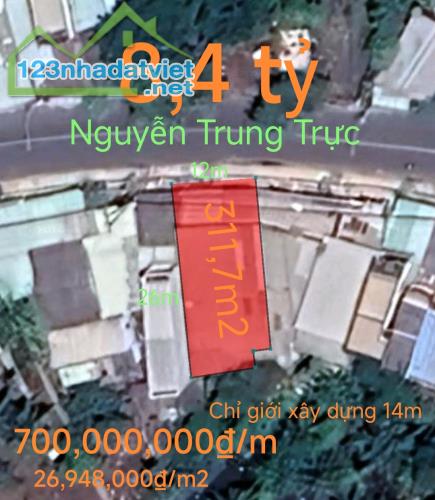 Bán đất trung tâm thị trấn Tân Trụ giá 700 triệu.m