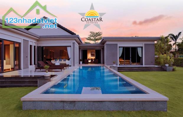 Bán biệt thự biển Coastar dt 1000m2 cạnh Casino Hồ Tràm giá từ 8 triệu/m2. lh 0912357447