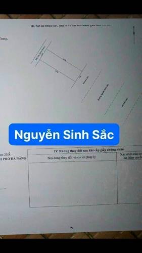 Bán đất mặt tiền Nguyễn Sinh Sắc gần UBND Q.Liên Chiểu,DT 7X24M,GIÁ 85TR/M - 1