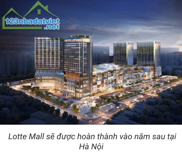 Bán Đât Xây Tòa Nhà Văn Phòng Ngay Chân Đế Tháp Lotte Lạc Long Quân 432m2 MT 14m 174 tỷ