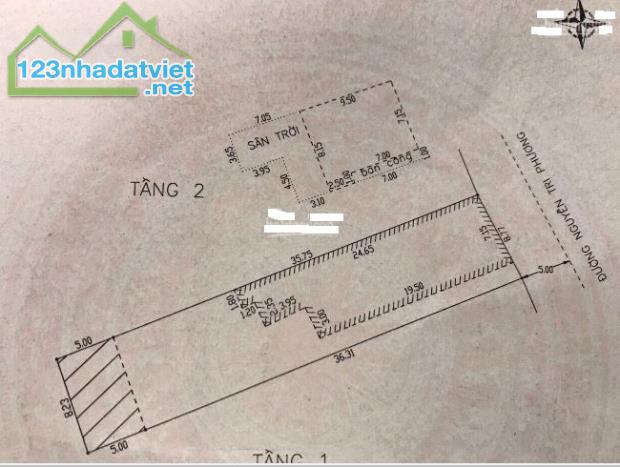 CHUYỂN NHƯỢNG NHÀ 2 MT NGUYỄN TRI PHƯƠNG VÀ TRƯỜNG THI 1, ĐÀ NẴNG, DT: 317m2, CHỈ 29,5 TỶ - 1