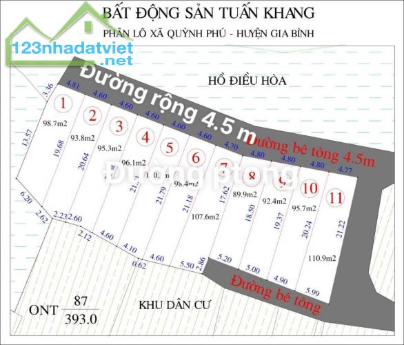 Chính chủ bán lô đất rẻ KCN Gia Bình 1 & thị trấn Gia Bình