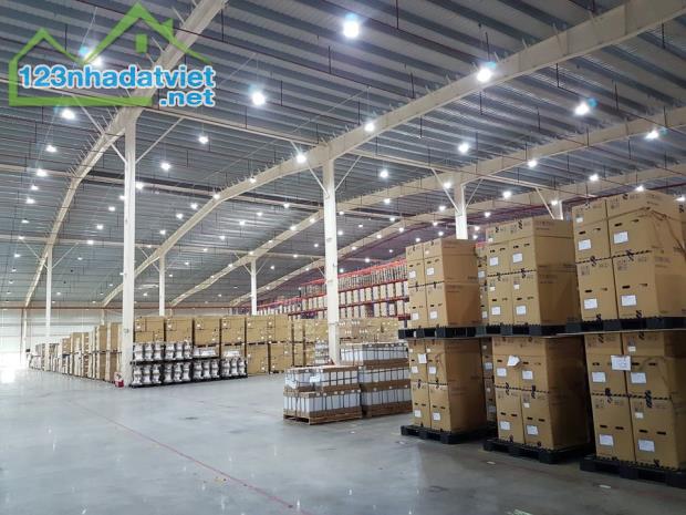 BÁN XƯỞNG 2 MẶT TIỀN 10.038M2 KCN TÂN ĐỨC, ĐỨC HOÀ, LONG AN