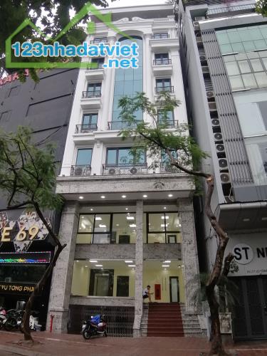 Bán tòa nhà Văn Phòng 9 tầng mặt phố Vũ Tông Phan Dt 100m2 Mt 9.2m nhà mới. Giá 50 tỷ