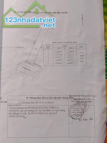 Bán gấp lô đất 201m2 ngay Chợ Việt Kiều,Tân Thông Hội,Củ Chi,Sổ hồng riêng 790triệu - 4