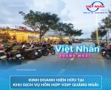 BÁN MẶT BẰNG KINH DOANH ĐẸP, LÔ GÓC KHU DỊCH VỤ HỖN HỢP VSIP QUẢNG NGÃI