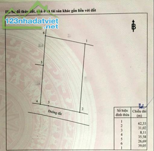 BÁN 2 LỖ ĐẤT PHƯỚC TÂN SỔ HỒNG RIÊNG ĐƯỜNG XE TẢI GẦN ĐƯỜNG VÕ NGUYÊN GIÁP - 2