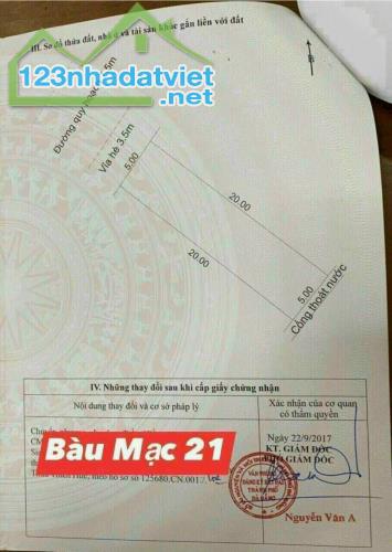 BÁN ĐẤT MẶT TIỀN ĐƯỜNG BÀU MẠC 21- HOÀ KHÁNH BẮC-LIÊN CHIỂU