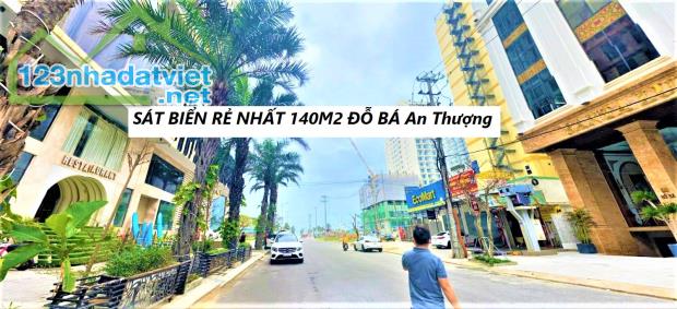 THÔNG THẲNG SÁT BIỂN 140m2 mặt tiền ĐỖ BÁ phố ĐI BỘ AN THƯỢNG