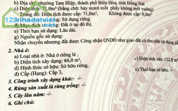 BÁN RẺ NHÀ ĐẤT 1TRỆT 1LẦU MẶT TIỀN ĐƯỜNG DƯƠNG BẠCH MAI KINH DOANH, BUÔN BÁN SỔ THỔ CƯ - 4