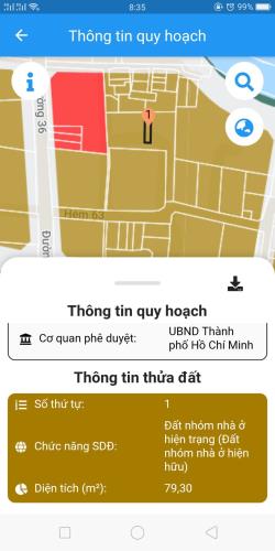 Đất thổ cư hẻm xe hơi đường 36 bến đò phường Linh Đông, Thủ Đức. Cách KDL Bình Qưới 200m