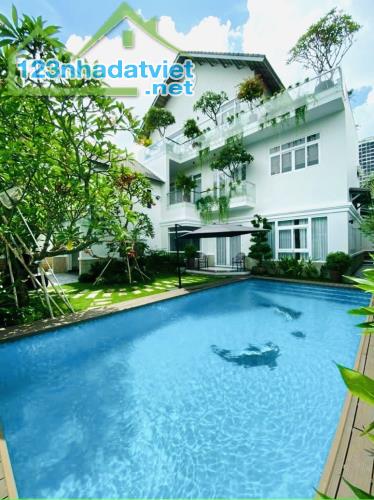 Biệt Hồ Bơi Sân Vườn Đẹp Thảo Điền,Quận2. DT:459m2(18mx23m) Trệt Lửng 2 Lầu-Giá 103 Tỷ TL - 5