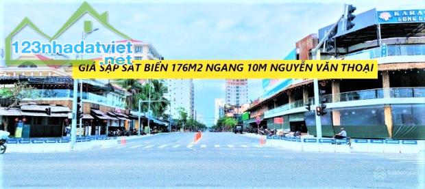 CÒN SÓT GIÁ RẺ NHẤT 176M2 đất kiệt OTO RỘNG NGUYỄN VĂN THOẠI sát đường - 2