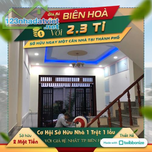 Căn nhà TP Biên Hòa gần KCN Biên Hòa 2 giá rẻ bất ngờ - 2