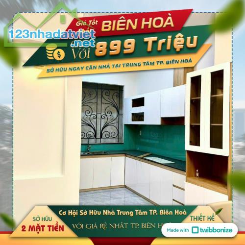 Chỉ cần 899 tr sở hữu căn nhà 2 mặt tiền gần cao đẳng SONADEZI Biên Hòa - 2