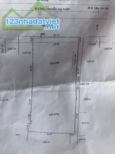 Nhà 28x60m góc 2 Mặt tiền 313 Nguyễn thị thập Phường tân phú Quận 7