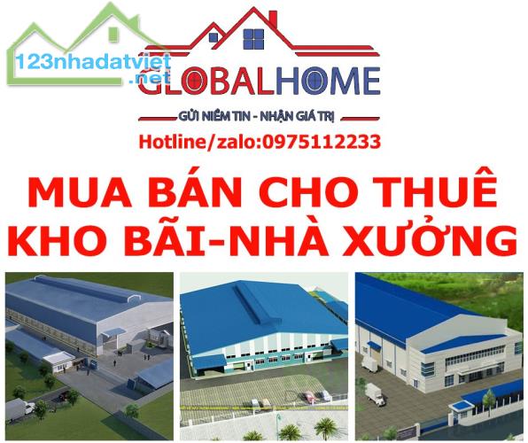 X333. CHO THUÊ KHO XƯỞNG KCN TẠI ĐỨC HÒA, LONG AN