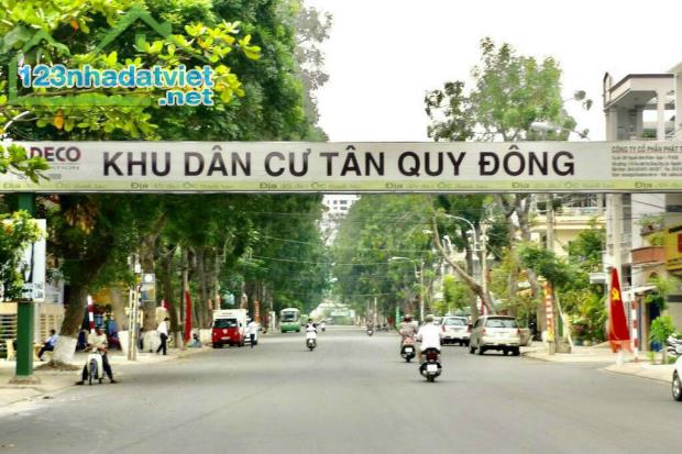 Đất hướng tây mặt tiền đường 65 kdc tân quy đông