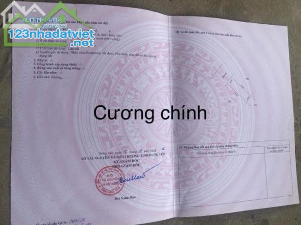 CẦN BÁN LÔ ĐẤT Ở TIÊN LỮ, HƯNG YÊN, VỈA HÈ CÂY XANH MÀ GIÁ CHỈ 720TR - 1