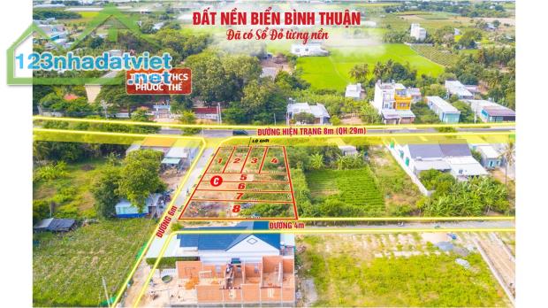 Quỹ đất gần biển hiếm hoi tại Liên Hương, Bình Thuận - Nút giao cao tốc Vĩnh Hảo - Cam Lâm