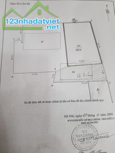 Bán đất Hồ Tùng Mậu – Cầu Giấy – Thửa đất rộng 240m2 – Mặt tiền 12m – chỉ 95 triêu/m2. - 2