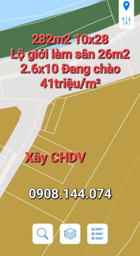 Đất giá rẻ,  xây tự do đường Tây Lân 282m2 ( 10 x 28 ) Full thổ không qui hoạch