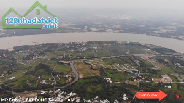 NGỘP BANK Đất Vườn Mặt Sông Long Phước 4.600m2 2MT Khu VIP Giá 10tr/m2 - 1