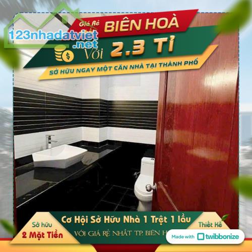 Nhà 1 trệt 1 lầu sổ riêng gần KDC Phú Thịnh