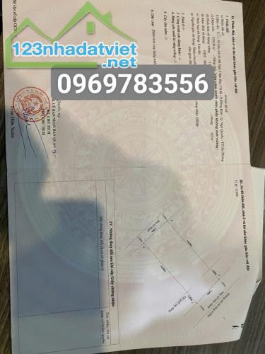 Bán lô đất lô 6 B DT 105 M tuyến 2 Lê Hồng Phong Hải Phong