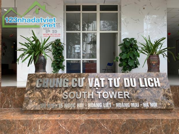 Cần bán cc Vật Tư Du Lịch South Tower - Trần Thủ Độ - Hoàng Mai, 83m, 3PN, full đồ, 4 tỷ x