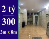 BÁN NHÀ HẺM 264 LÊ VĂN LƯƠNG QUẬN 7. DT: 3 X 8M, 1 LẦU, 2PN. GIÁ 2 TỶ 300