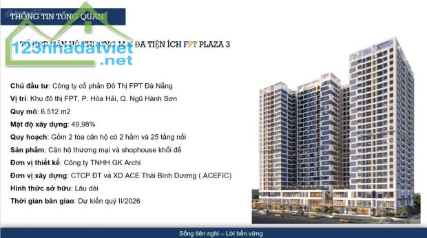 Căn hộ 2 PN của FPT PLAZA -Đà Nẵng - 1