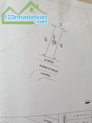 Cắt lỗ 200tr 147m2 ngay trục Nguyễn Văn Cừ  ngay cổng KCN Nhơn Trạch - 1